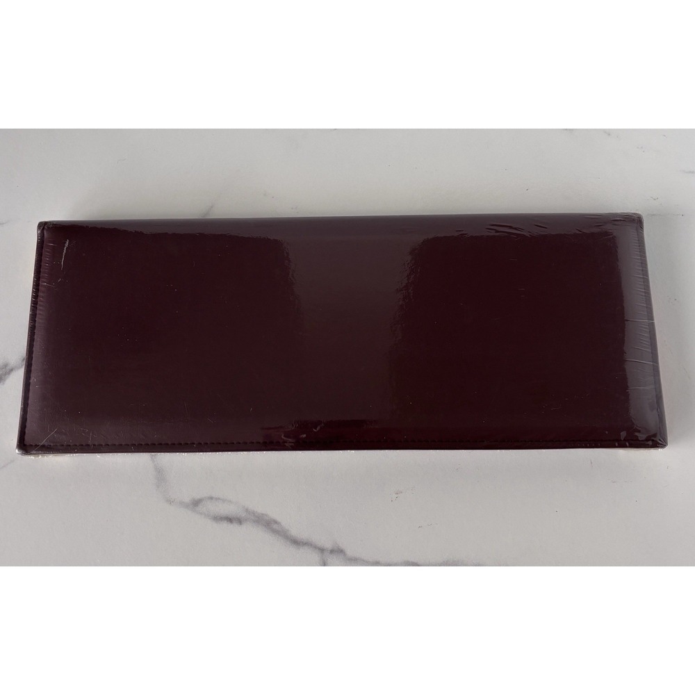 Sealed Panoramic Photo Album Holds 24 4x12" Prints -Walgreens Burgundy/Brown - Picture 2 of 4